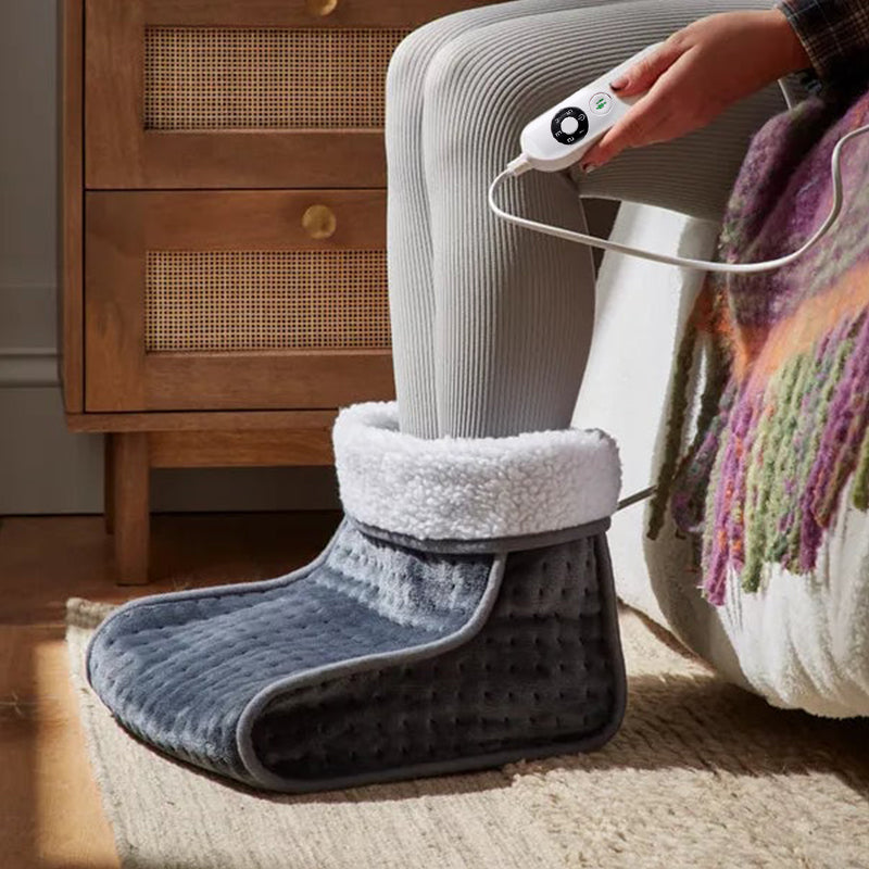 Colverro™ Electric Foot Warmer with Fluffy Lining &amp; Adjustable Heat