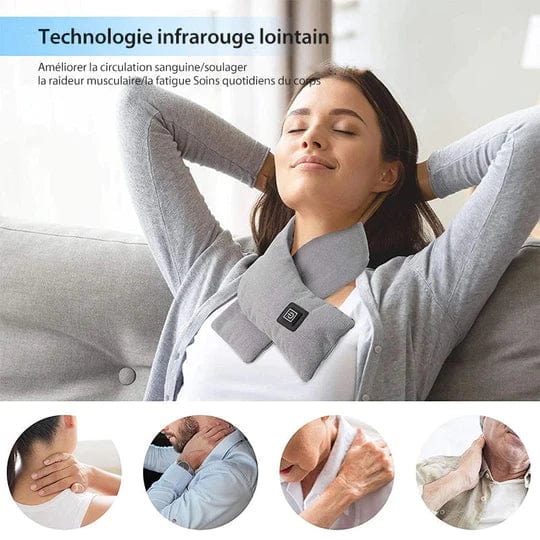 Colverro™ Heated Neck Scarf with 3 Heat Settings and Hidden USB Port