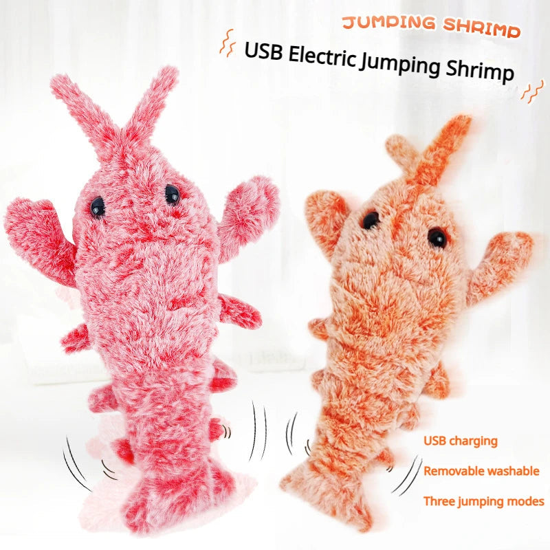Colverro™ Flopping Shrimp Pet Toy with Touch-Activated Motion