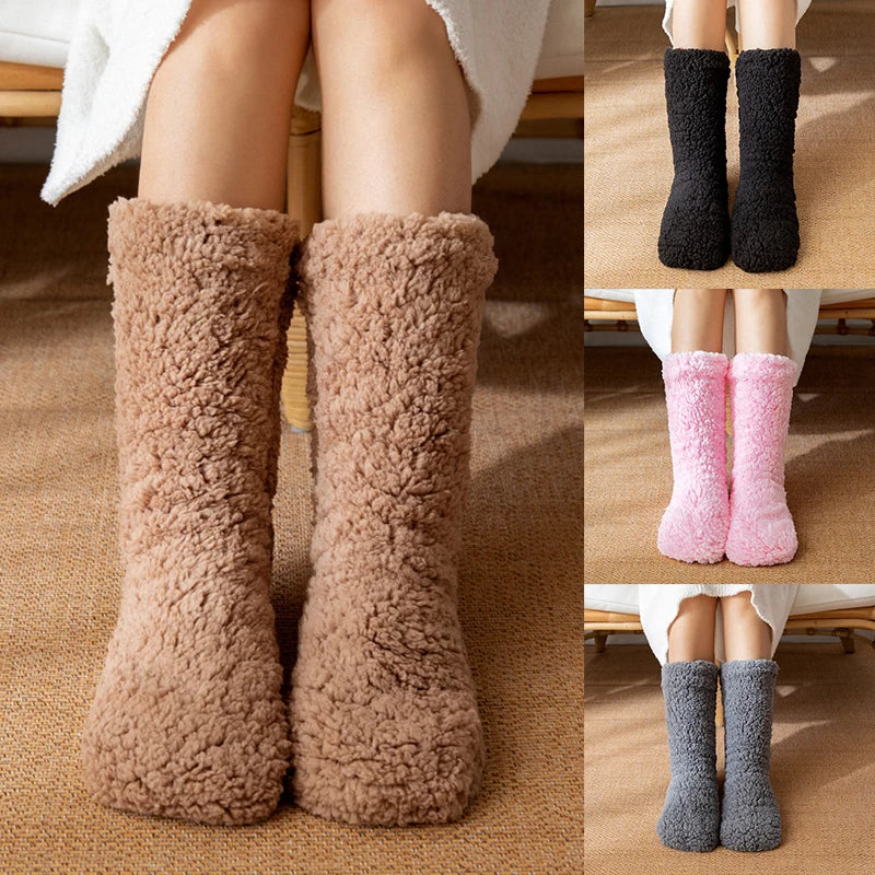 Colverro™ Thick Plush Fleece Socks for Cozy Nights at Home