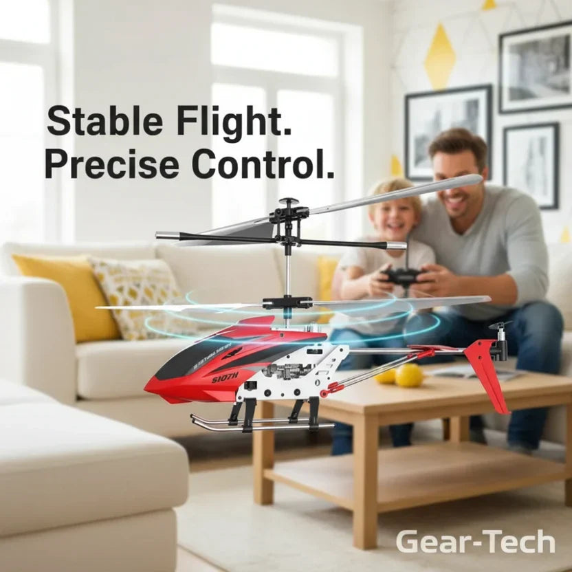 Colverro™ Remote Control Helicopter with LED Lights and Gyro Stabilizer