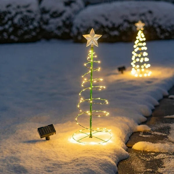 Colverro™ Solar Christmas Tree Light with Star That Glows Every Night