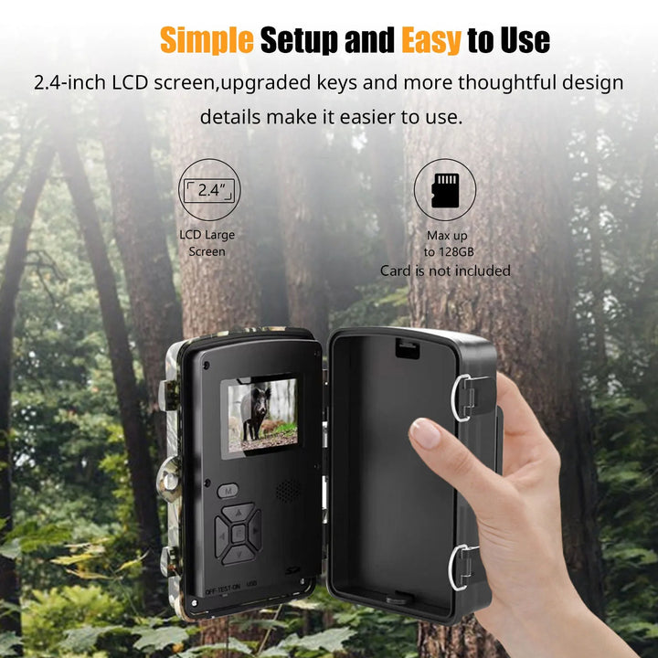 Colverro™ 16MP Trail Camera with 1080p Video and Infrared Night Vision