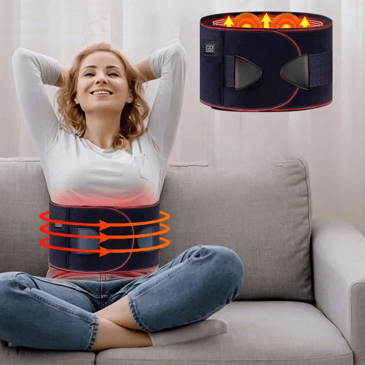 Colverro™ Ergonomic Heated Back Belt with 3 Heat Settings