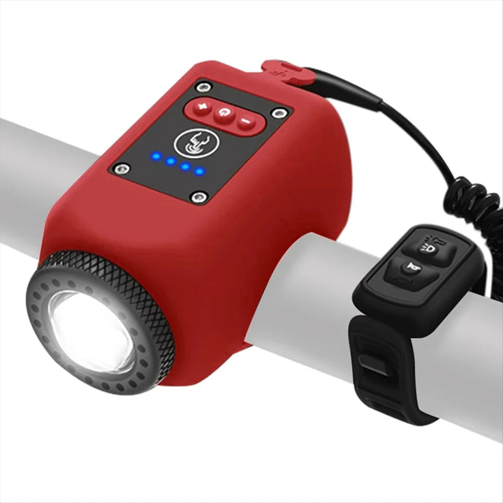 Colverro™ Bike Horn and Headlight Combo with 110 dB Alarm and Remote