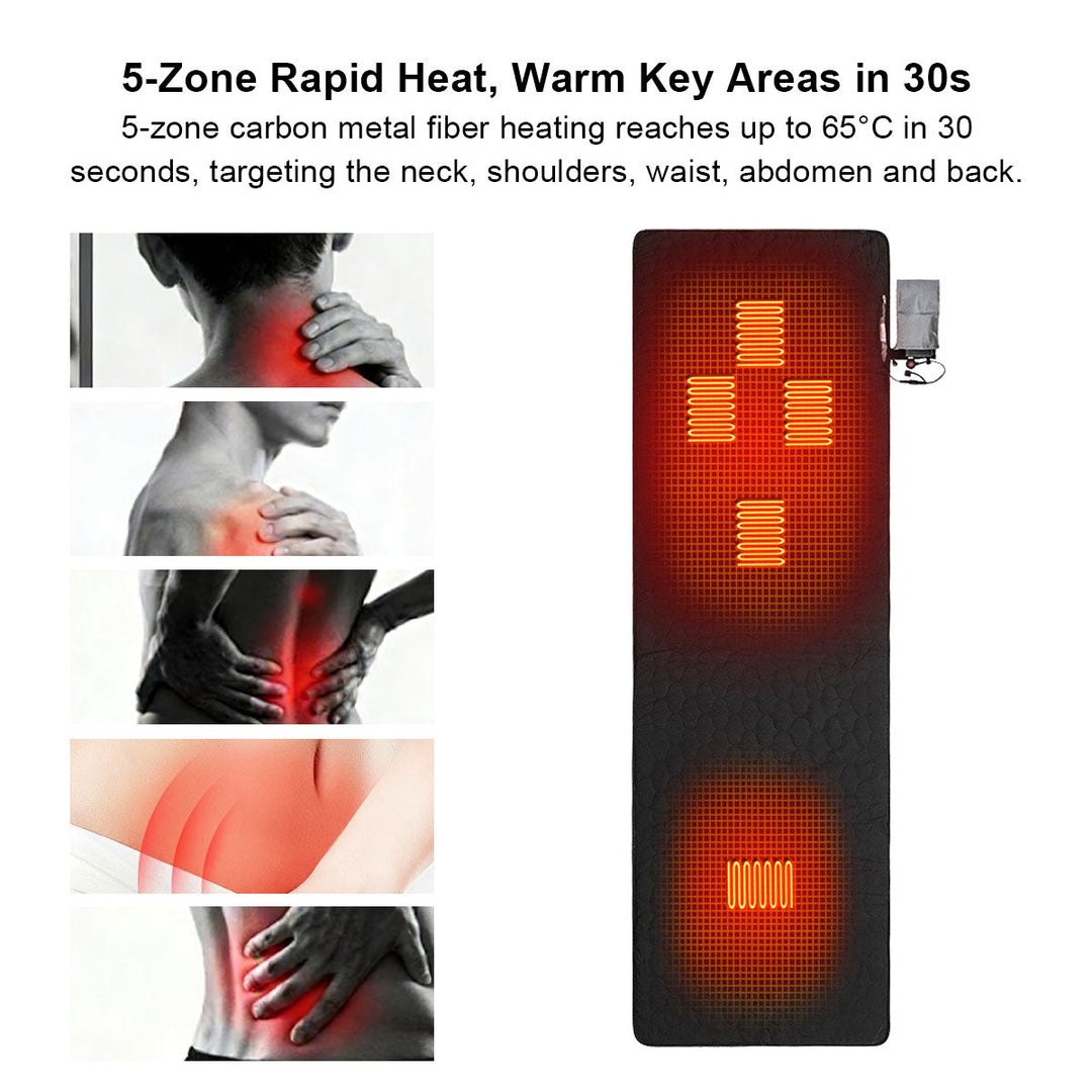 Colverro™ 5-Zone USB Heated Pad with 30-Second Warm-Up