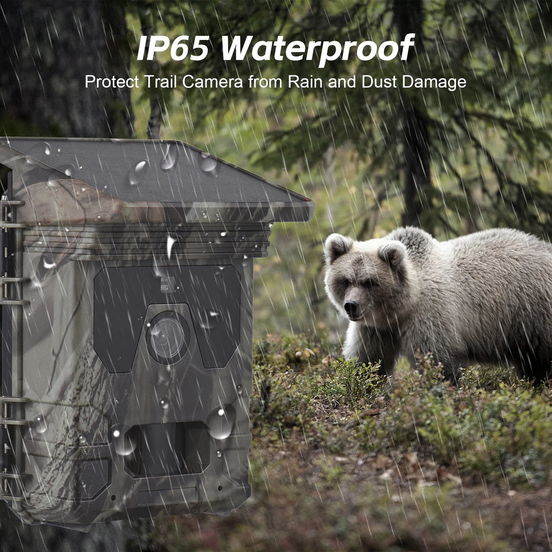 Colverro™ Solar Trail Camera with 4K Video, 50MP Photos and Night Vision