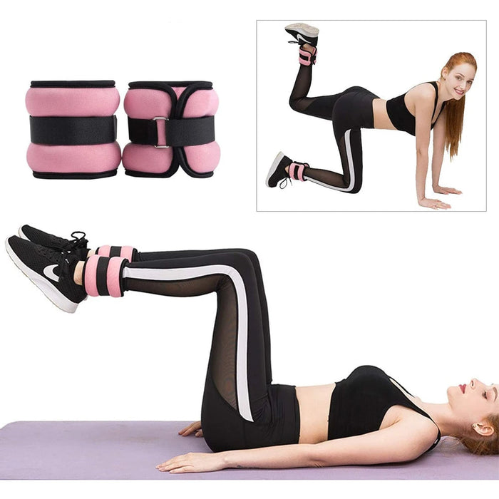 Colverro™ Adjustable Ankle and Wrist Weights with Secure Double Strap