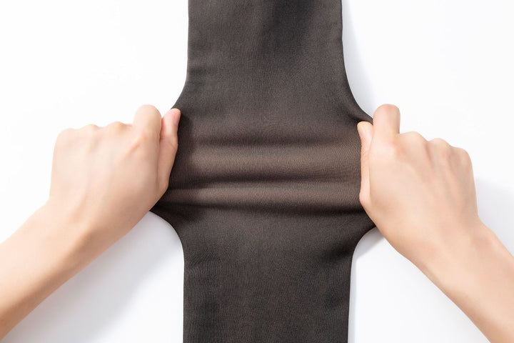 Fleece-lined sheer-look winter tights
