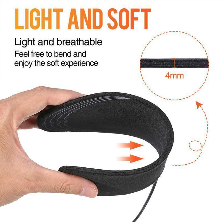 Colverro™ USB Heated Shoe Insoles That Trim to Fit Boots and Sneakers