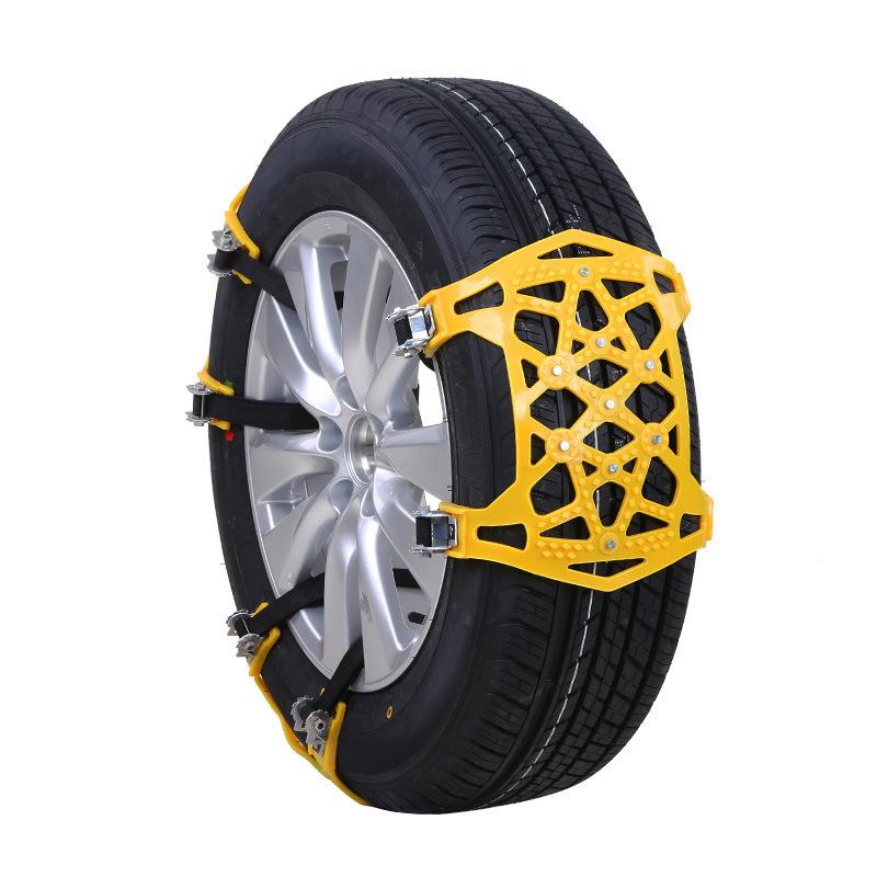 Colverro™ Steel Snow Chains with X-Spikes for Traction on Ice and Snow