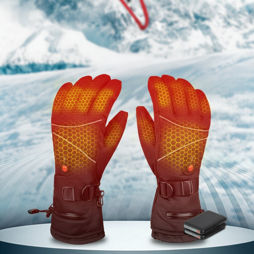 Colverro™ Waterproof Rechargeable Heated Gloves with 2500 mAh Battery