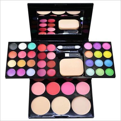 All-in-one makeup palette box with mirror