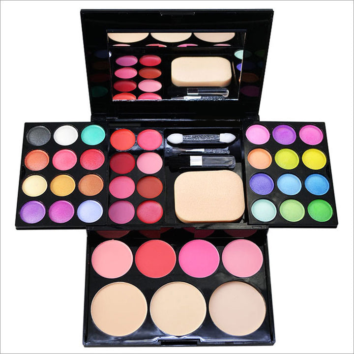 All-in-one makeup palette box with mirror