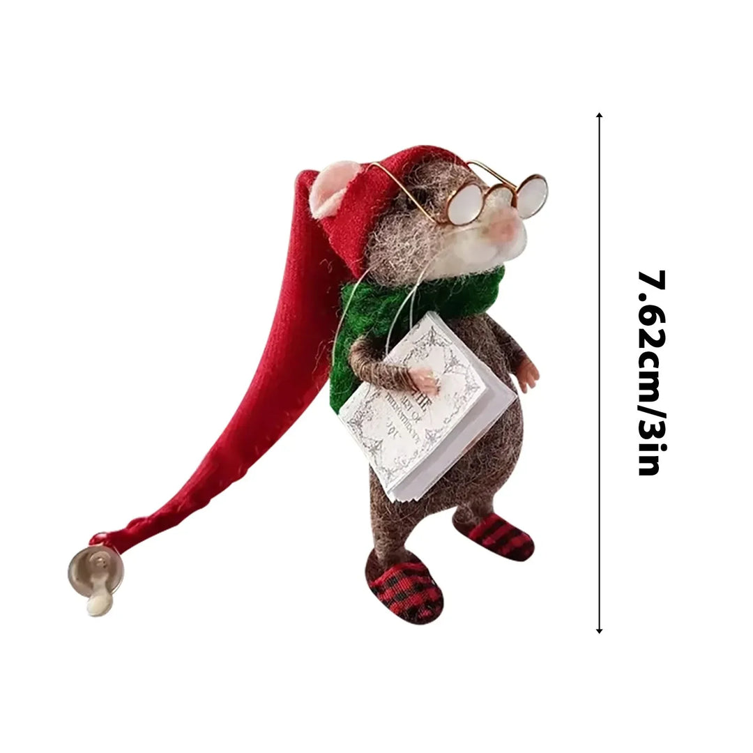 Colverro™ Needle Felted Mouse DIY Craft Kit for Holiday Decorating