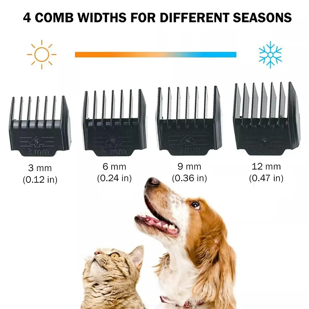 Colverro™ Low-Noise Rechargeable Dog and Cat Clippers Grooming Kit