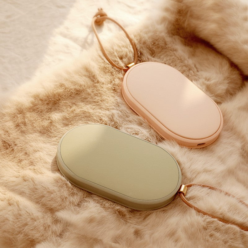 Rechargeable Electric Hand Warmer, Double-Side Pocket Power Bank