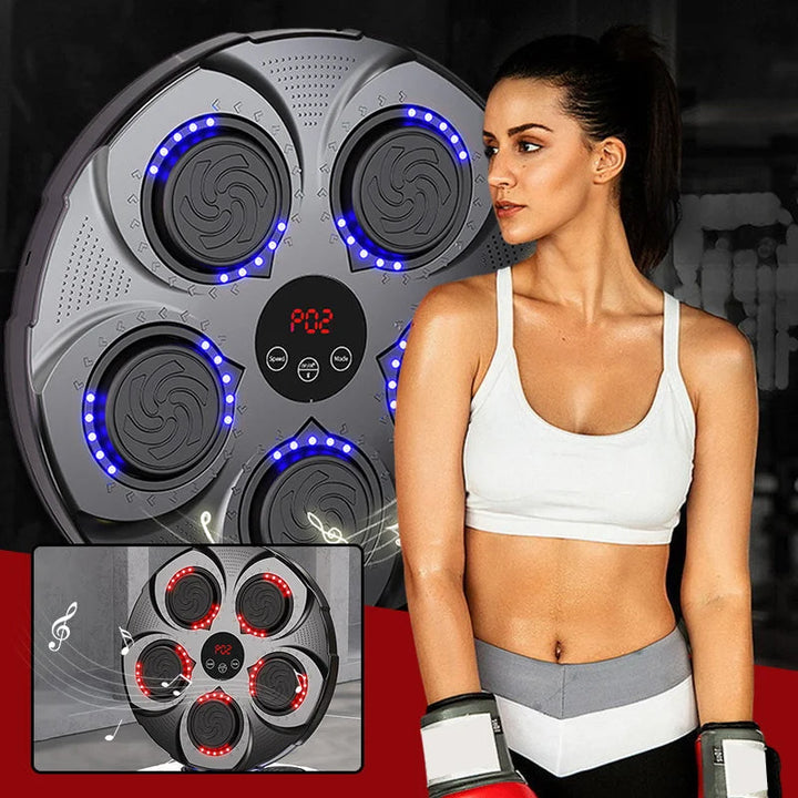 Colverro™ Wall-Mounted Music Boxing Machine with Bluetooth and Lights