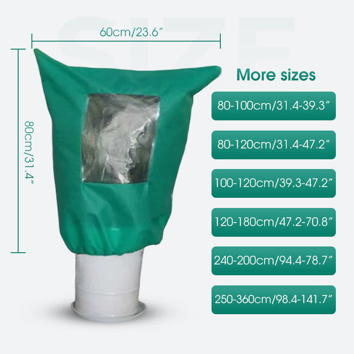 Colverro™ Frost Protection Plant Cover with Zipper and Clear Window