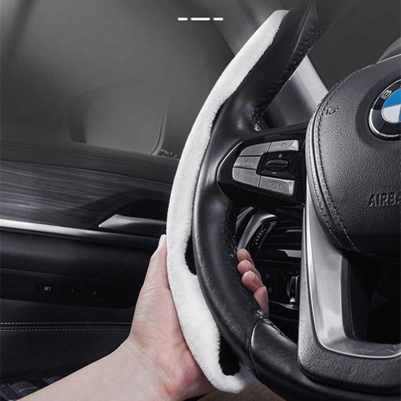 Colverro™ Warm Non-Slip Steering Wheel Cover for Cold Weather