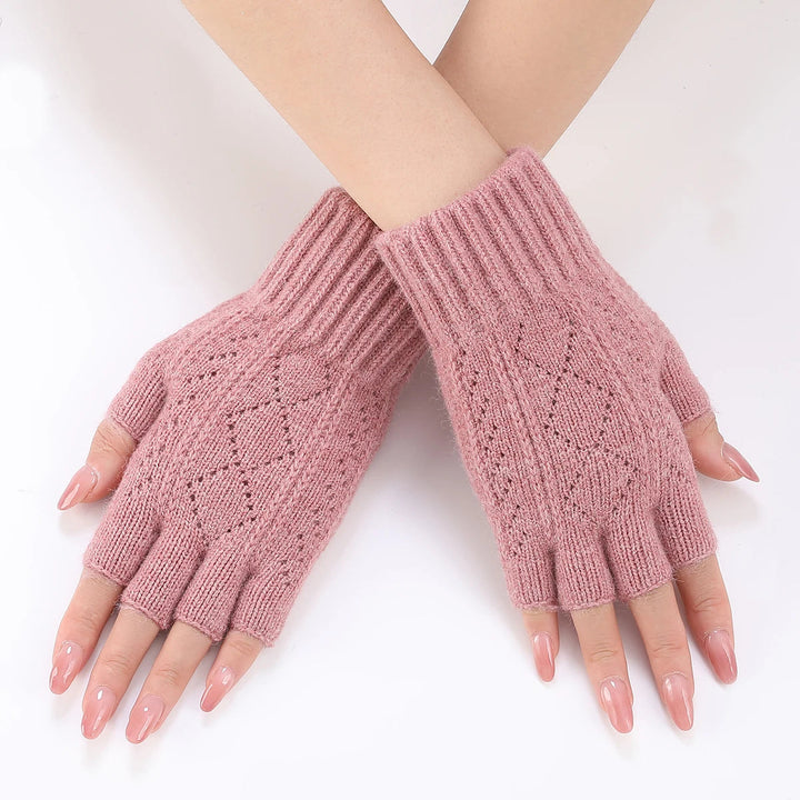 Colverro™ Soft Knit Fingerless Gloves for Typing and Texting in the Cold