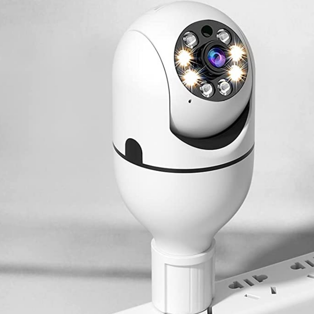 Colverro™ Light Bulb Security Camera with 360° View and Night Vision