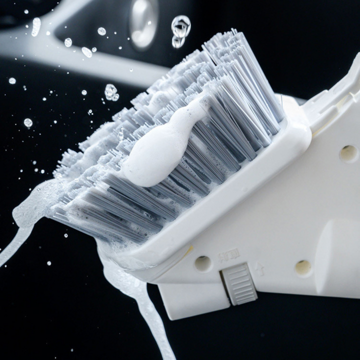 Colverro™ 4-in-1 Bathroom Floor and Wall Scrub Brush with Extendable Handle