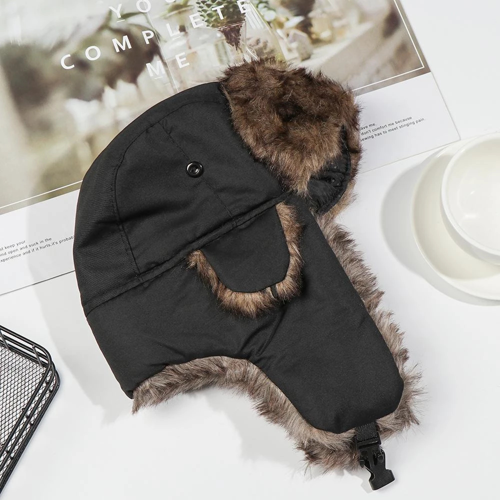 Colverro™ Faux Fur Aviator Hat with Earflaps for Bitter Cold Days