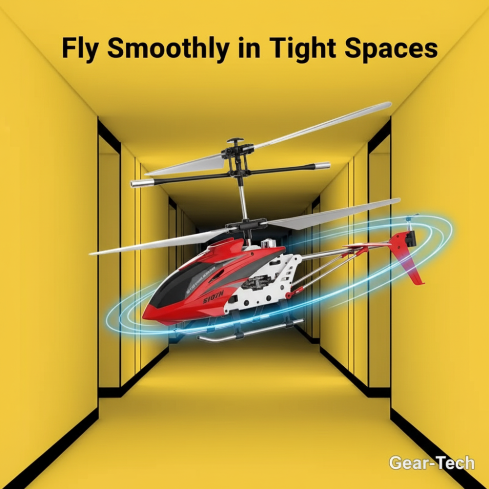 Colverro™ Remote Control Helicopter with LED Lights and Gyro Stabilizer