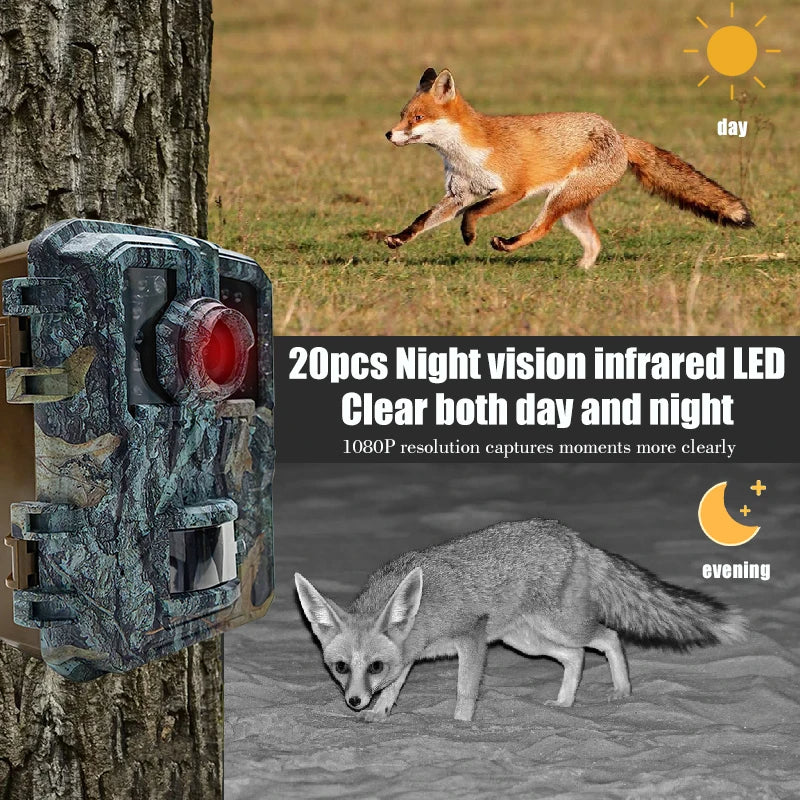 Colverro™ Mini 16MP Trail Camera with Night Vision and PIR Sensor