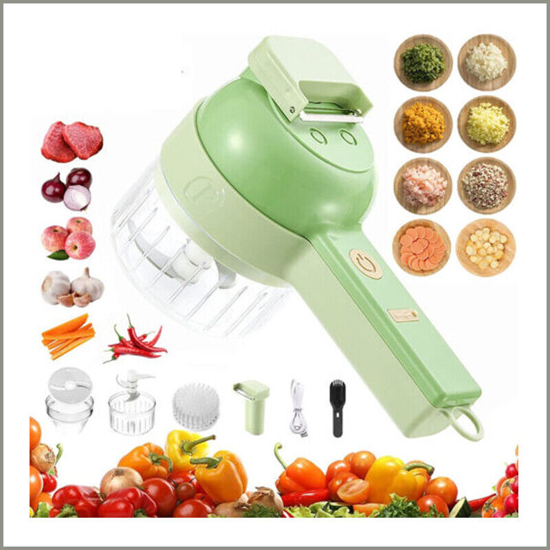 Colverro™ 4-in-1 Electric Food Cutter to Chop, Slice, Shred and Grate