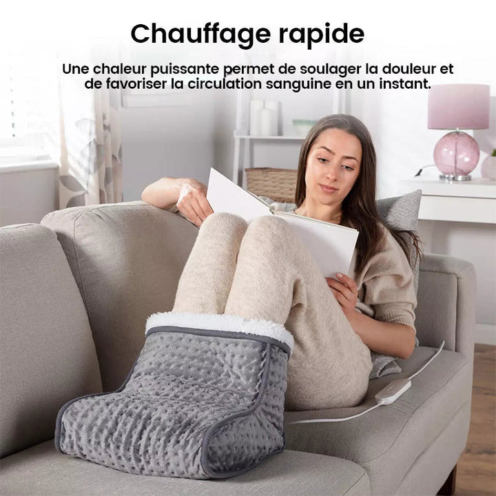 Colverro™ Electric Foot Warmer with Fluffy Lining &amp; Adjustable Heat