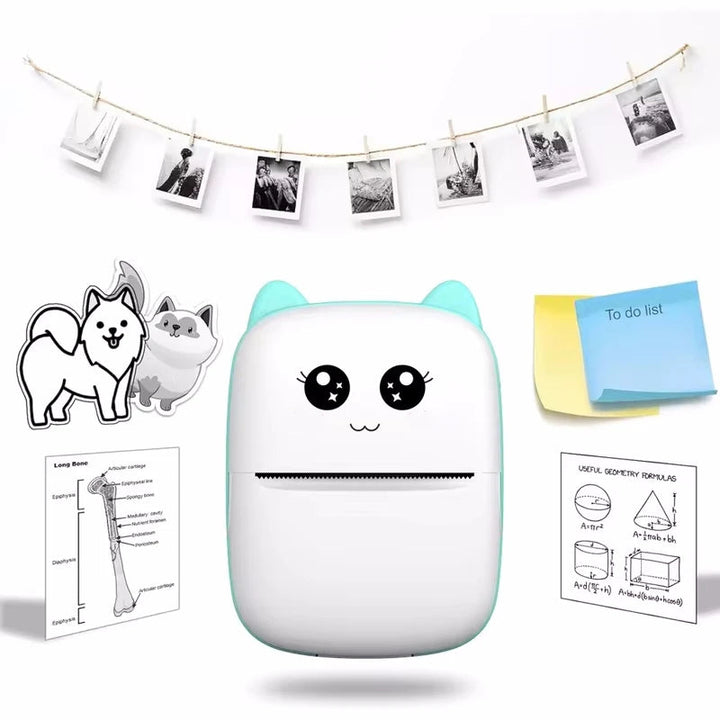 Colverro™ Mini Wireless Thermal Label Printer, Inkless Bluetooth