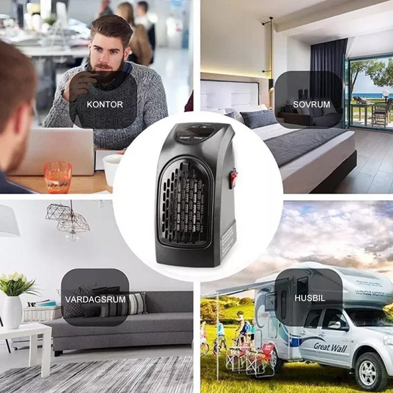 Colverro™ Plug-In Ceramic Space Heater with Adjustable Thermostat