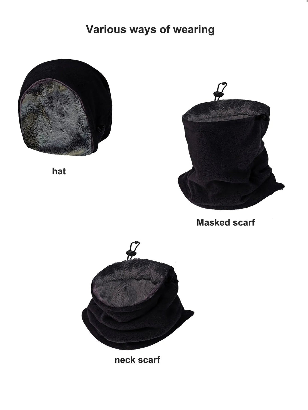 Colverro™ Fleece Balaclava Face Mask and Neck Gaiter with Buckle
