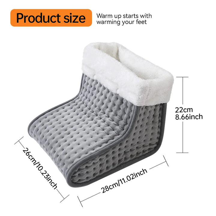 Colverro™ Plush Electric Foot Warmer with Remote and 9 Heat Levels