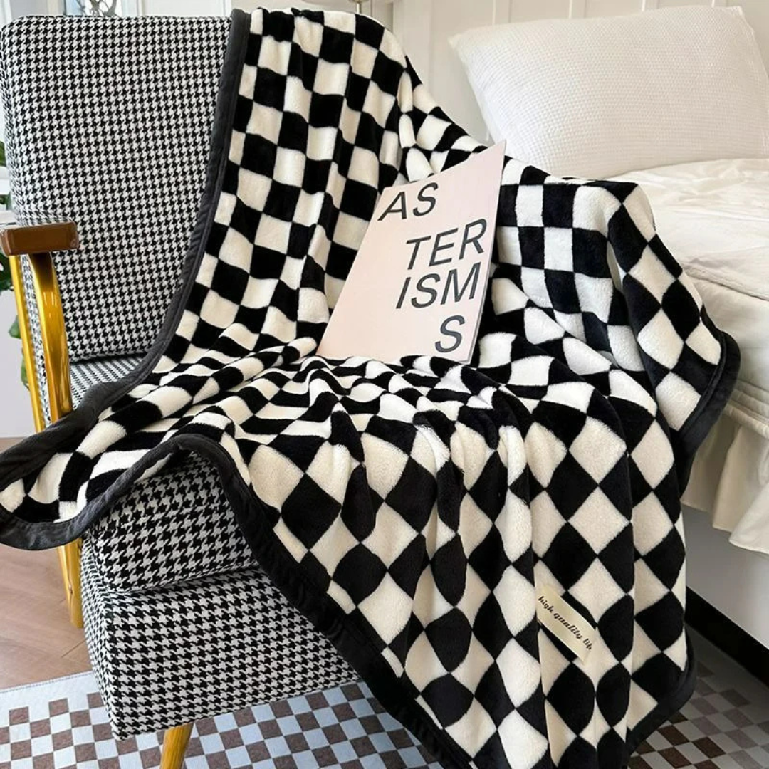 Colverro™ Soft Flannel Throw Blanket for Cozy Couch Nights