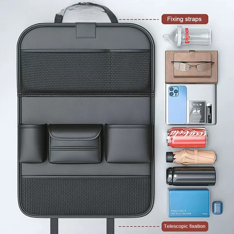 Colverro™ Back Seat Car Organizer with Folding Tray and Tablet Holder