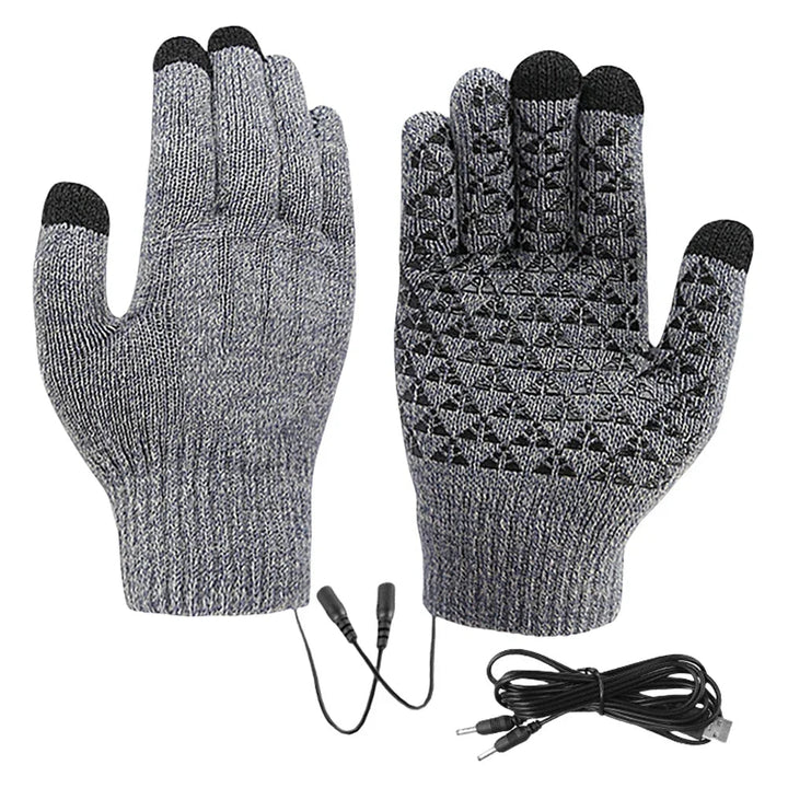 Colverro™ USB Heated Touchscreen Gloves with Anti-Slip Grip