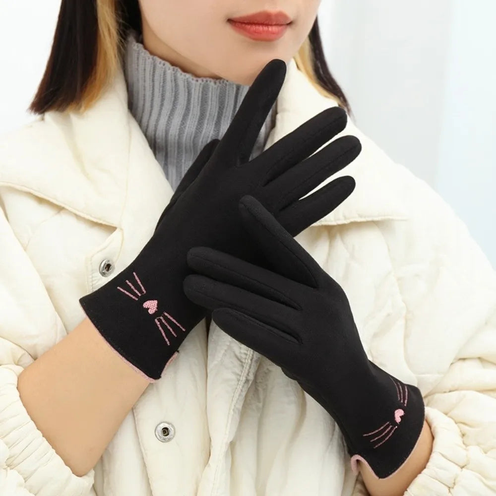 Colverro™ Cute Cat Touchscreen Winter Gloves for Women