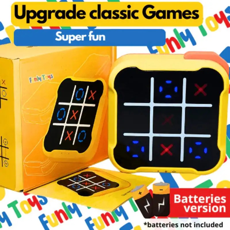 Colverro™ Electronic Tic-Tac-Toe Game with Nine Challenge Levels