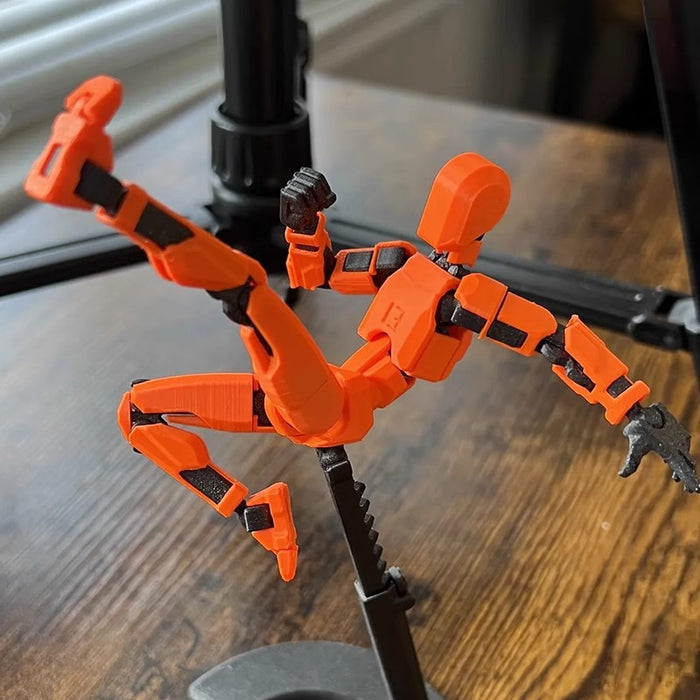 Colverro Poseable 3D Printed Robot Figure with Many Joints