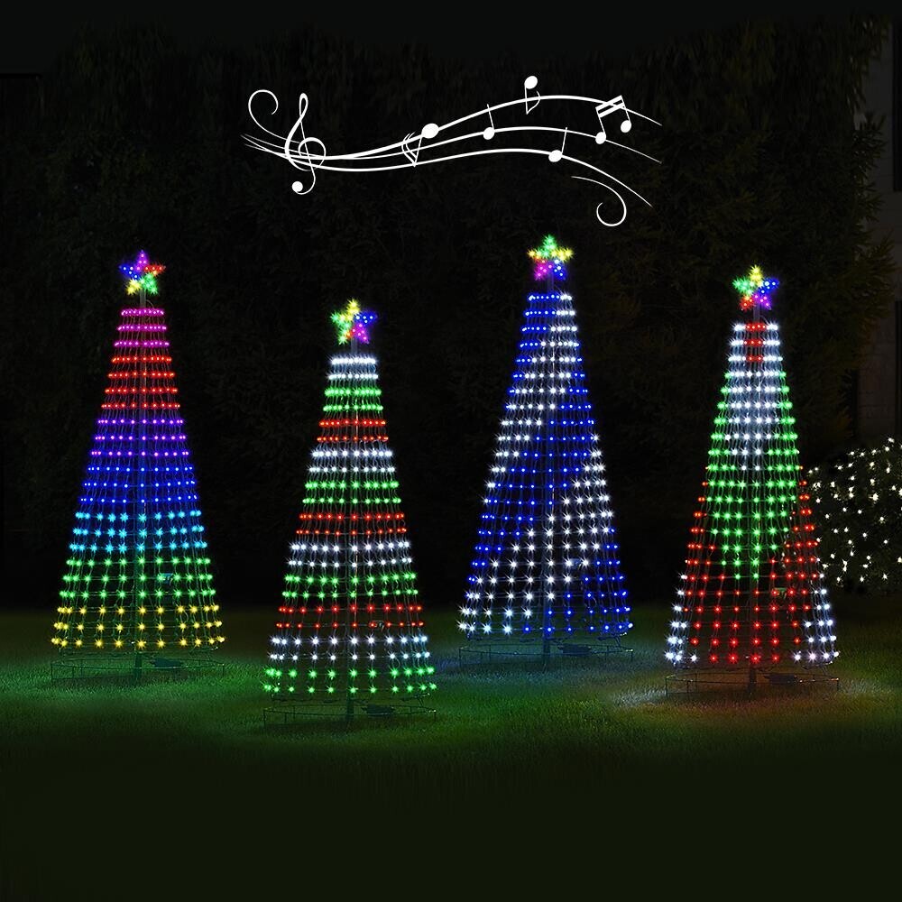 Colverro™ Animated Multicolor LED Outdoor Christmas Tree Light Show