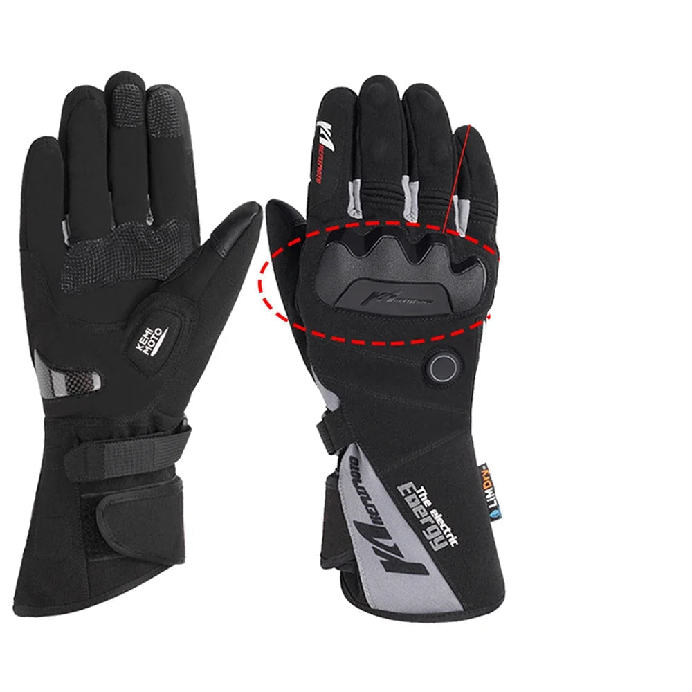 Colverro™ Waterproof Rechargeable Heated Gloves with 2500 mAh Battery