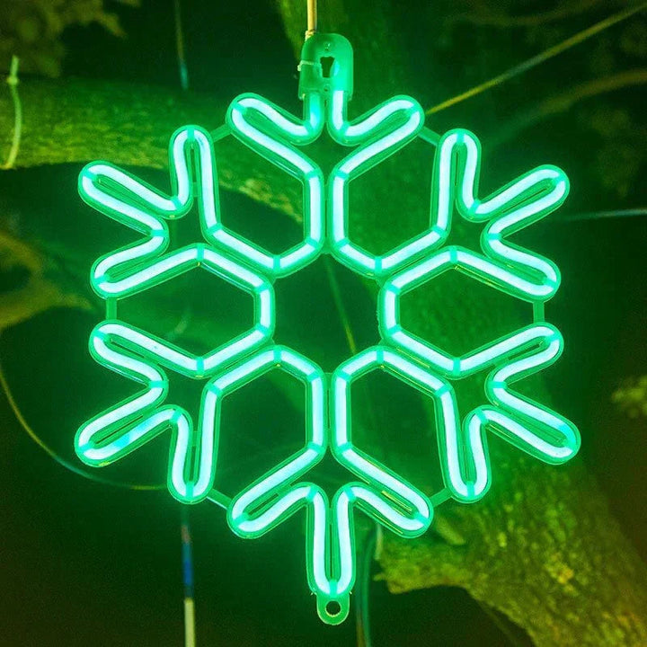 Colverro™ Frosted Snowflake LED Light for Indoor and Outdoor Decor
