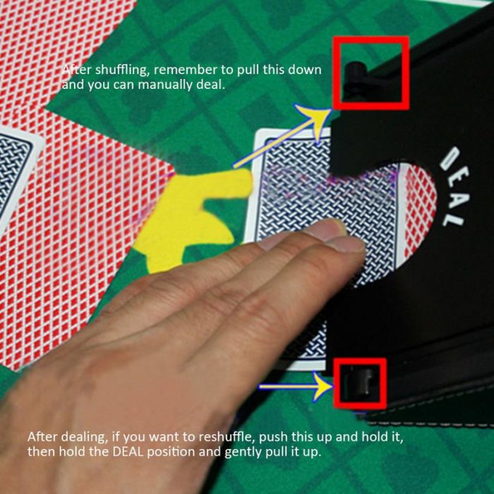 Colverro™ Automatic Card Shuffler for One or Two Decks, Battery or Plug-In