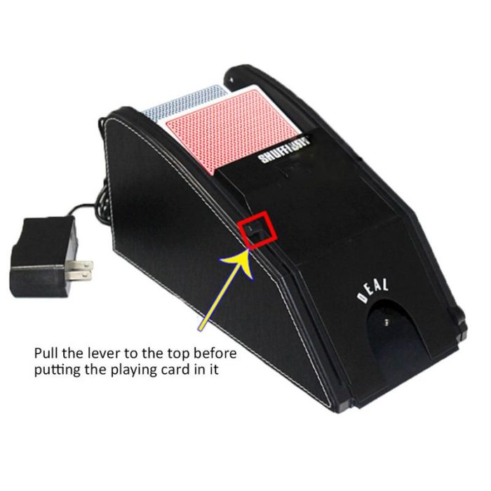 Colverro™ Automatic Card Shuffler for One or Two Decks, Battery or Plug-In