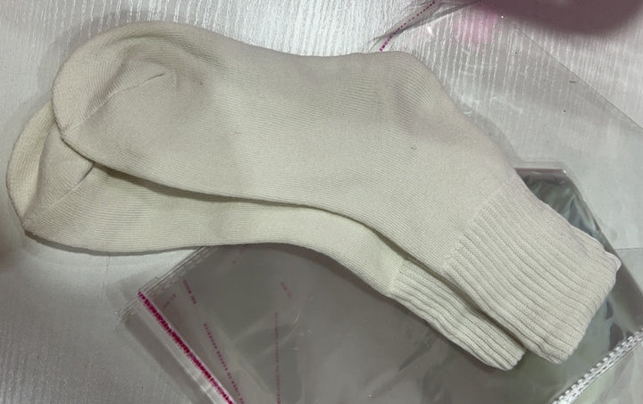 Thick terry plush mid-calf winter socks