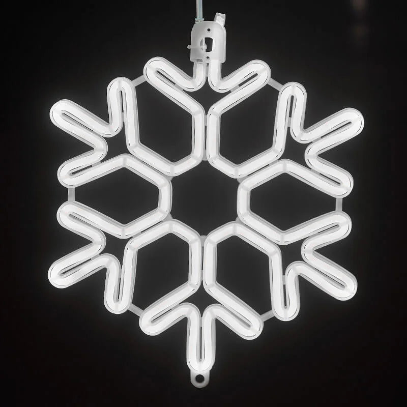 Colverro™ Frosted Snowflake LED Light for Indoor and Outdoor Decor