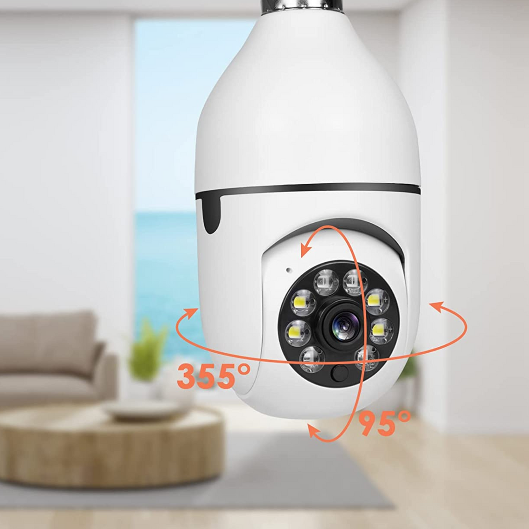 Colverro™ WiFi Light Bulb Security Camera with Night Vision